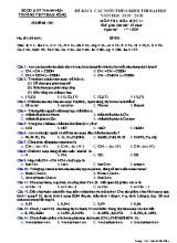 Đề khảo sát chất lượng các môn theo khối thi Đại học môn Hóa học Lớp 11 - Mã đề 061 - Năm học 2019-2020 - Trường THPT Hàm Rồng (Có đáp án)